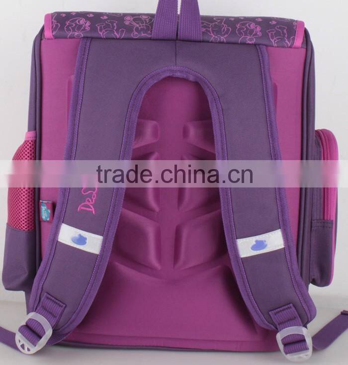 Factory price kids school bags girls cartoon school backpack