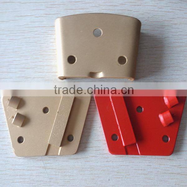 3 M6 diamond stone polishing grinding pads with 2 segments