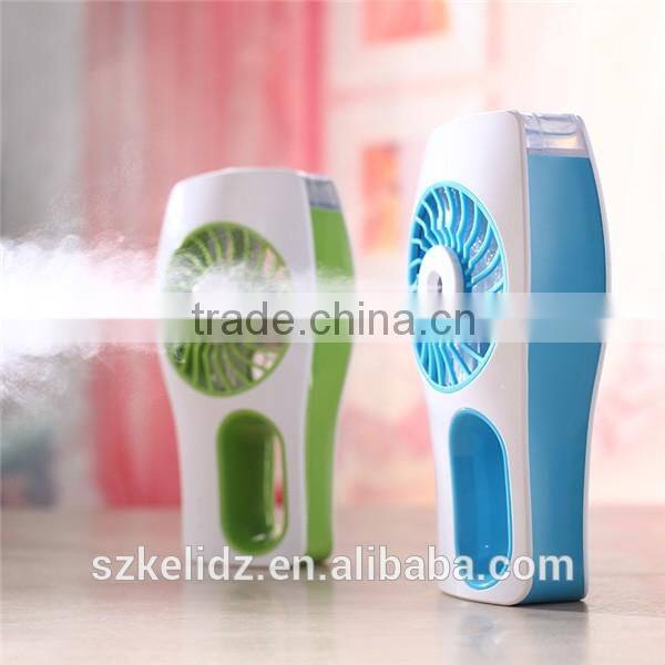 Battery-operated Handheld Water Misting Fan