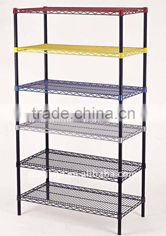 chrome wire shelving