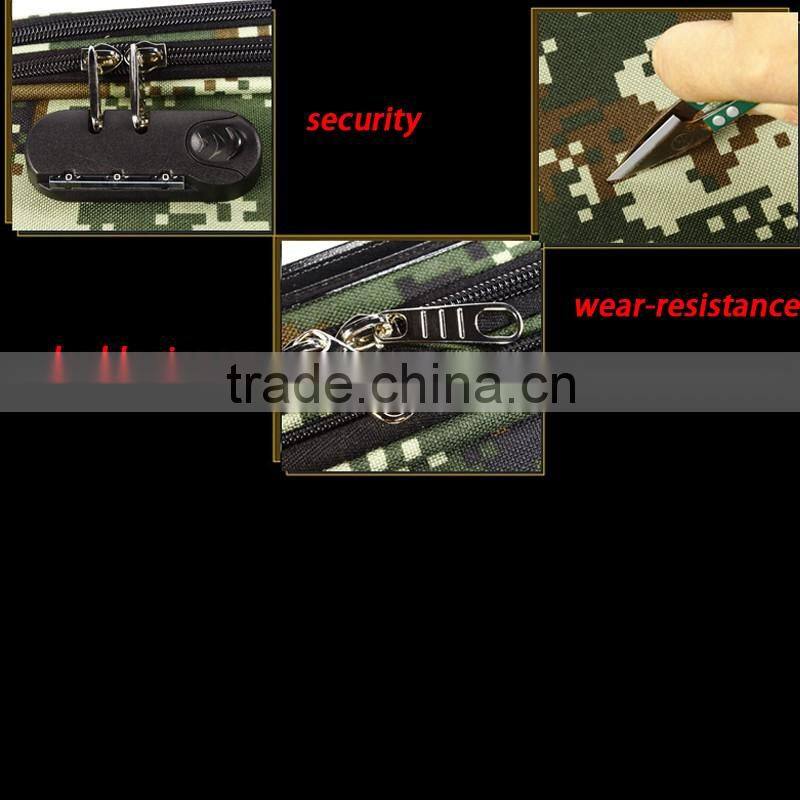 Hot Sale Travel Trolley Waterproof Camouflage Fabric Luggage Bag for Men