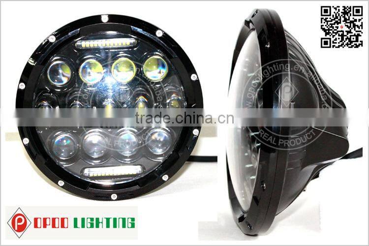 High low beam7 inch led light for jeep wrangler