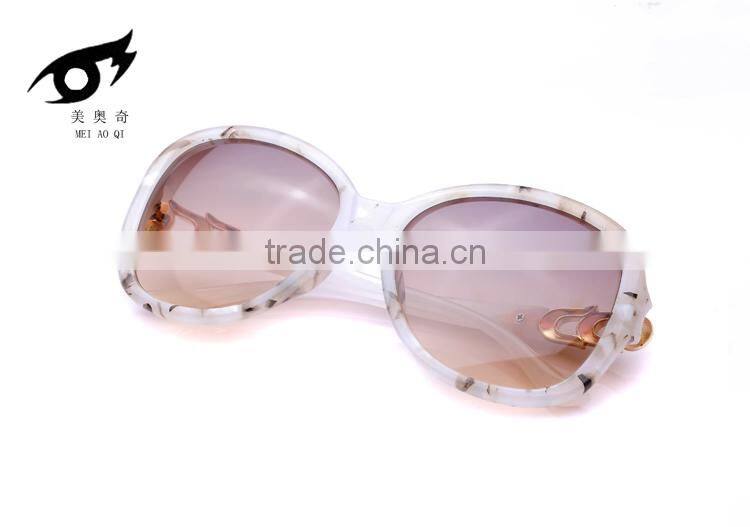 Factory direct selling fashion sun glasses frog mirror glasses