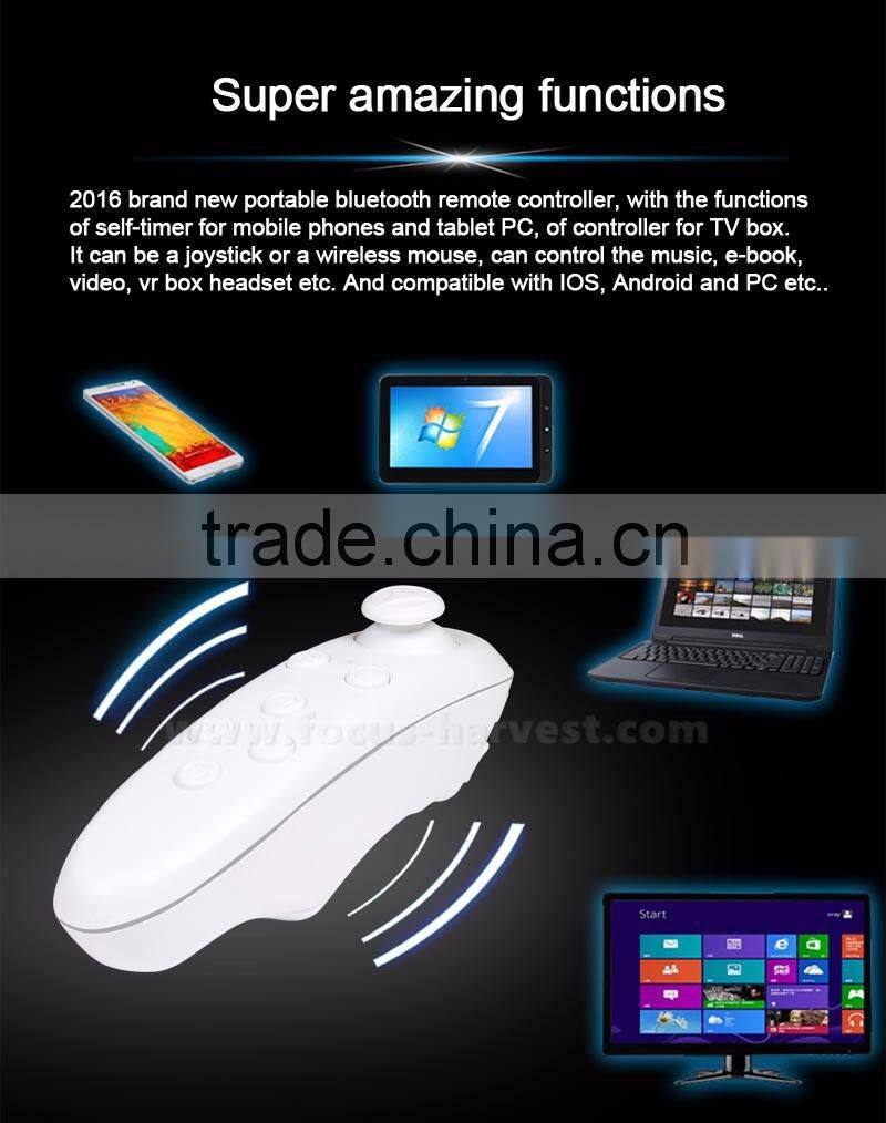 2016 factory direct price bluetooth wireless selfie shutter remote for gaming