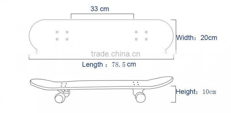 Full dipped pro Canadian maple blank skateboard decks wholesale