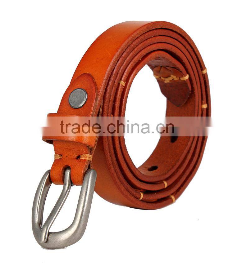 15 Years Belt Factory Wholsale Price Original Famale Leather Belt SWF-W1506070104