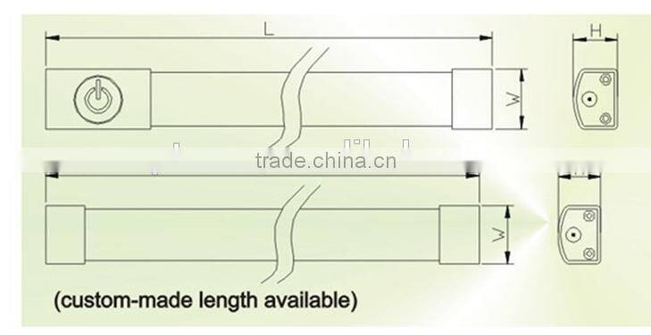 rigid led strip lights aluminium profile led strip light / bar wholesale market rigid led strip