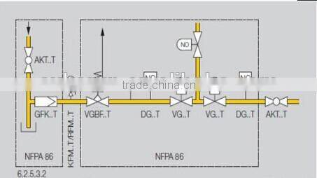 best quality electric water pressure regulator valve for Higer bus