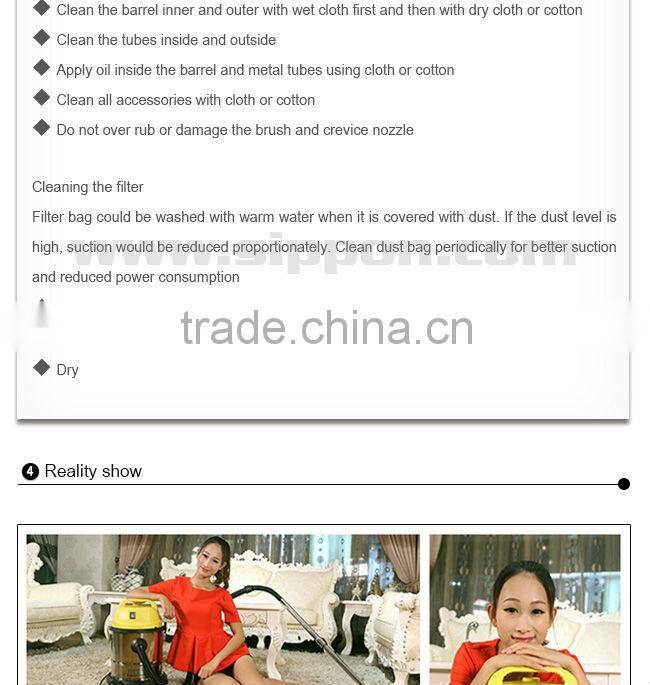 Household Dry&Wet Vacuum Cleaners for Car/Floor Cleaning