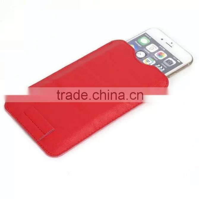 Universal PU Leather Mini Mobile Phone Pouch cover