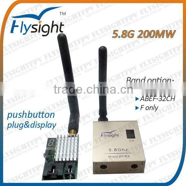 D667 FPV Audio Video TX & RX Transmitter Receiver 5.8GHz for Electric UAVs Helicopter