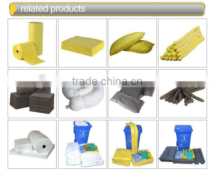 100%pp Chemical Hazmat Absorbent Pads