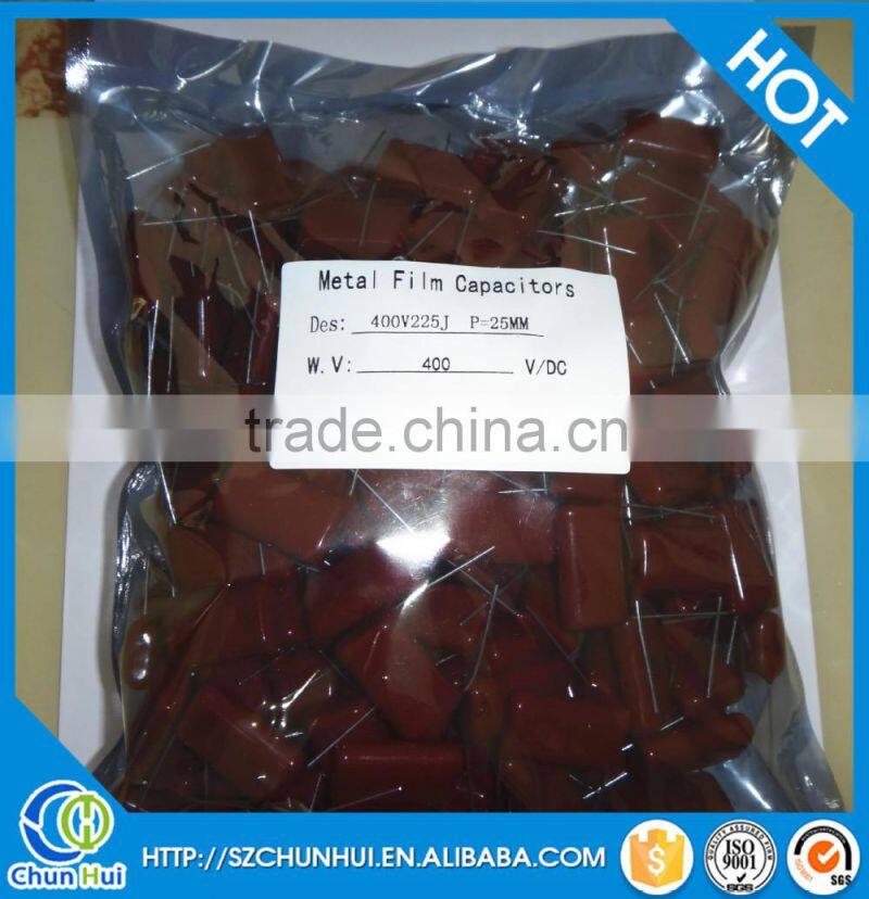 225J 400V metallized polypropylene film Capacitors