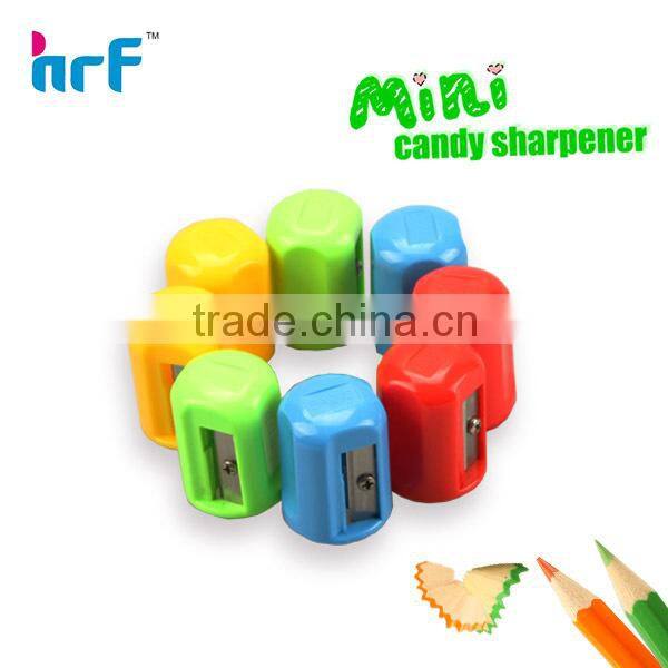 Triangular Prism Shaped Pencil Sharpener With Eraser