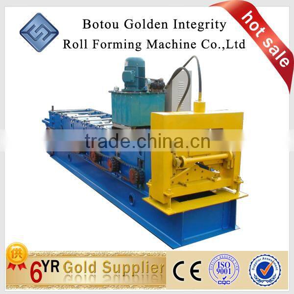 2015 new roof Color steel metal ridge cap tile forming machine