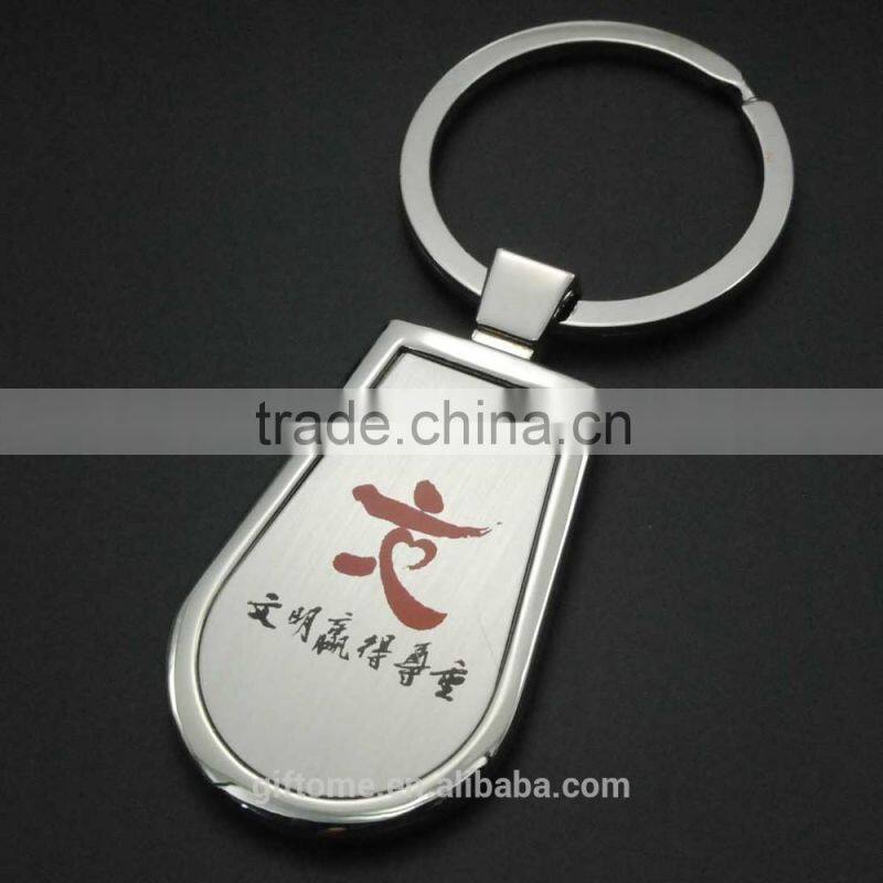 metal OEM keychain with customm gift box