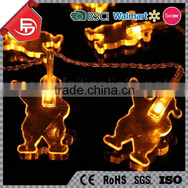 TZFEITIAN warm white IP44 waterproof elephant string lights outdoor decor