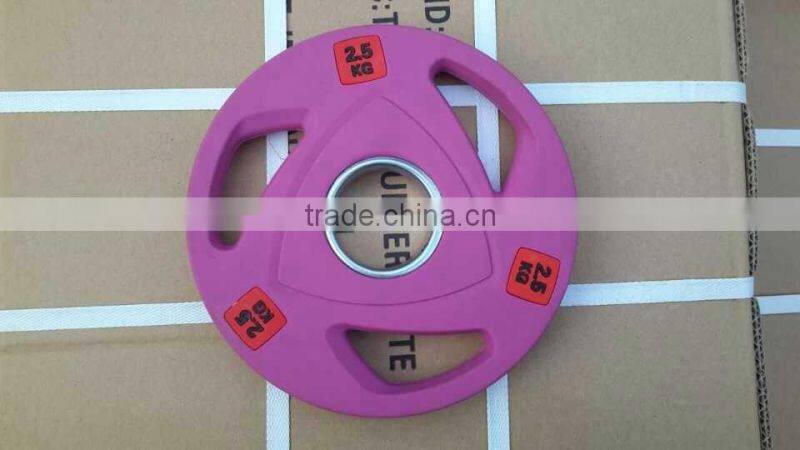25kg black barbell weight plate/fitness equipment