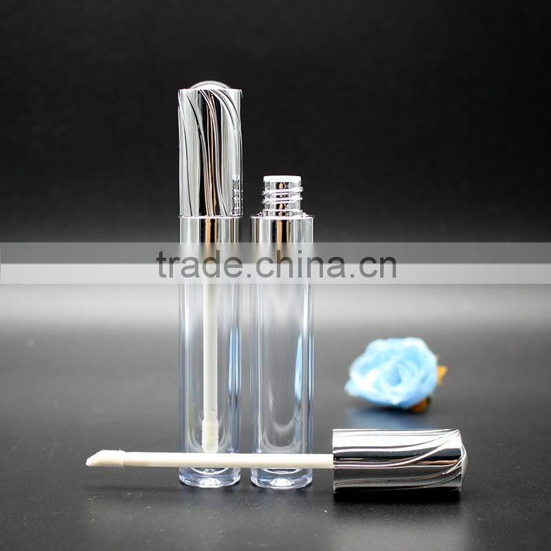10ml lip gloss tube with metallic cap for liquid lipstick use