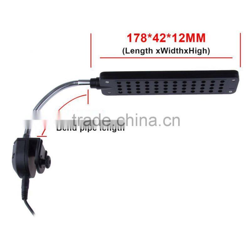 Hot 36white +12blue led bulbs marine aquarium led light fishing tank cliping light