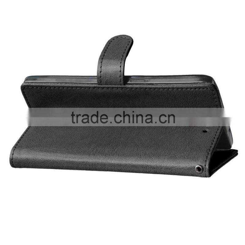 Cell Phone PU Leather Flip Card-slot Case for OnePlus 1