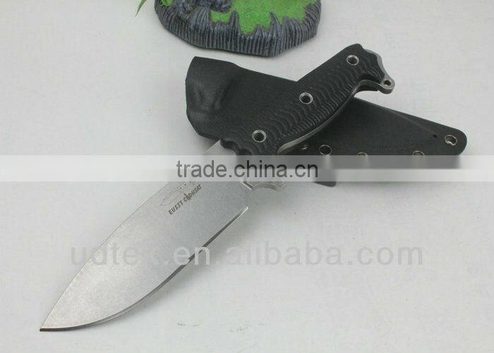 Stone-washed version BASTA Combat Knife Fighting Knife with D2 Blade + G10 Handle UDTEK01299