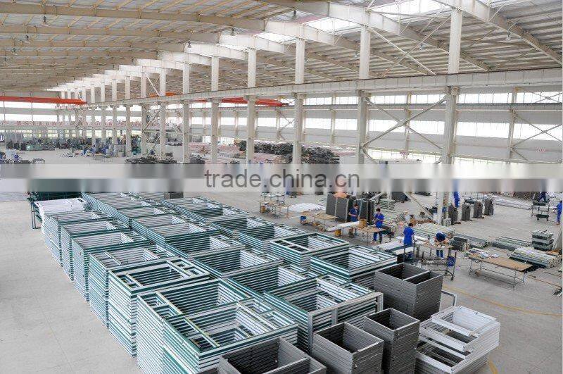 Aluminium windows with thermal break and glazing glass