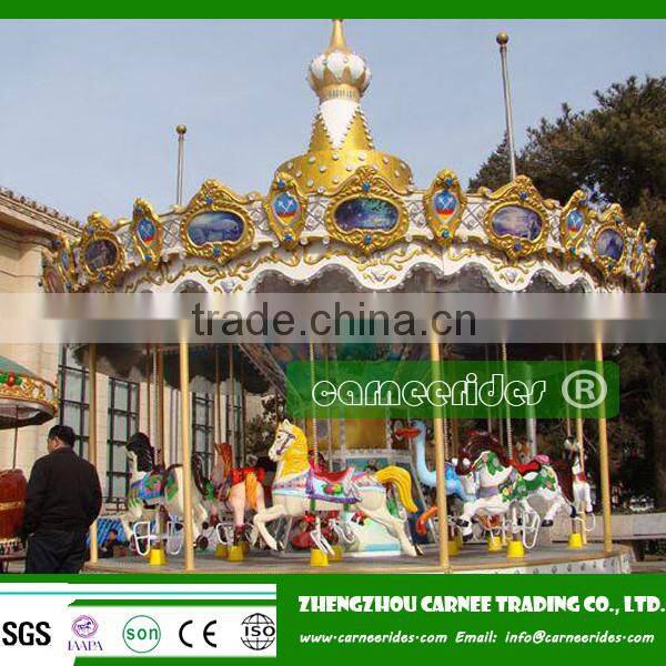 Fairground outdoor Mini musicial merry go round rides for kids!