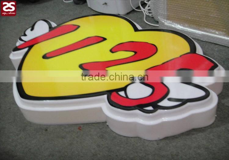 outdoor advertising led vacuum form light boxes