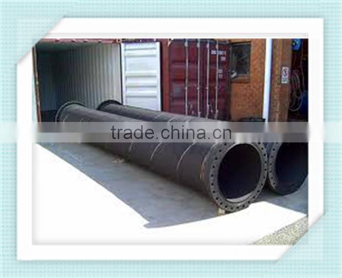 Large diameter rubber hose for mining