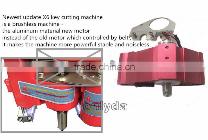 X6/V8 key cutting machine with dust cover used key cutting machines for sale