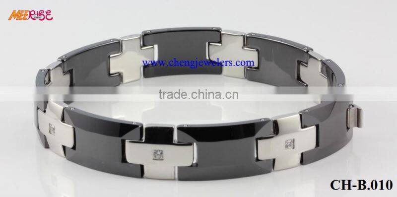 2015 hot sale link charms,bracelet collection,fashion bracelet white ceramic