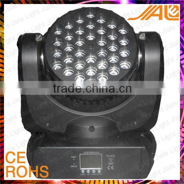 Top 1 Professional Manufacturer To Provide Customized Supply 36pcs 3w RGBW Moving Head Cheap Led DJ Lights