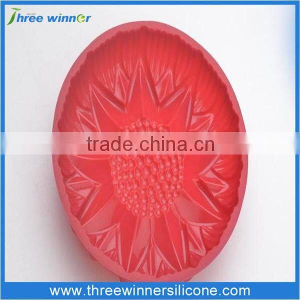 Big cake mold for home usage with sunflower new design