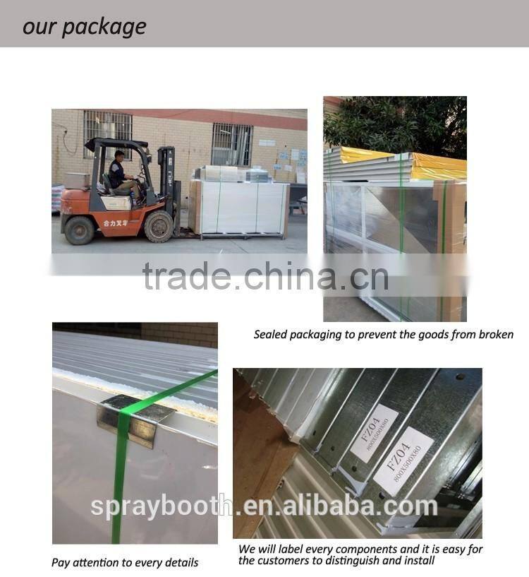 JF used car spray booth car spray oven bake booth with CE approved