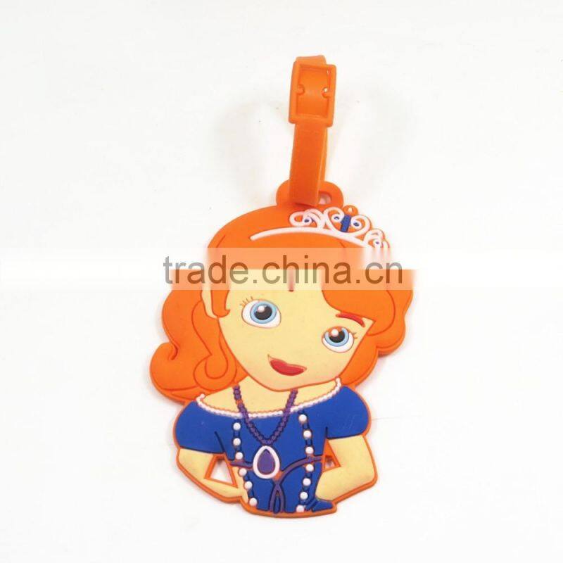 Yiwu Manre wholesale silicone/ pvc custom bag tag promotional fancy luggage tag