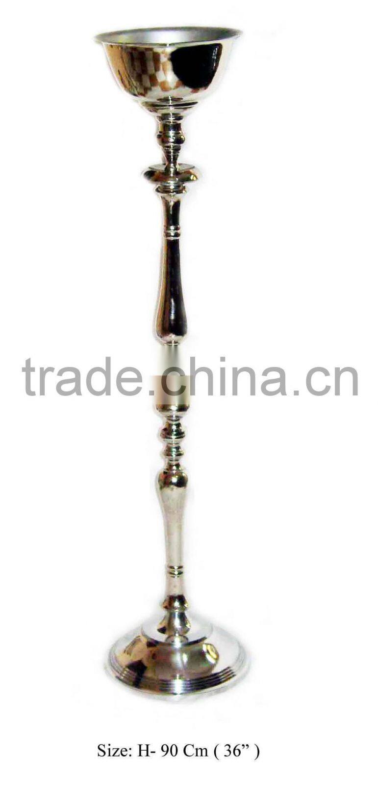 Decorative aluminum flower vases