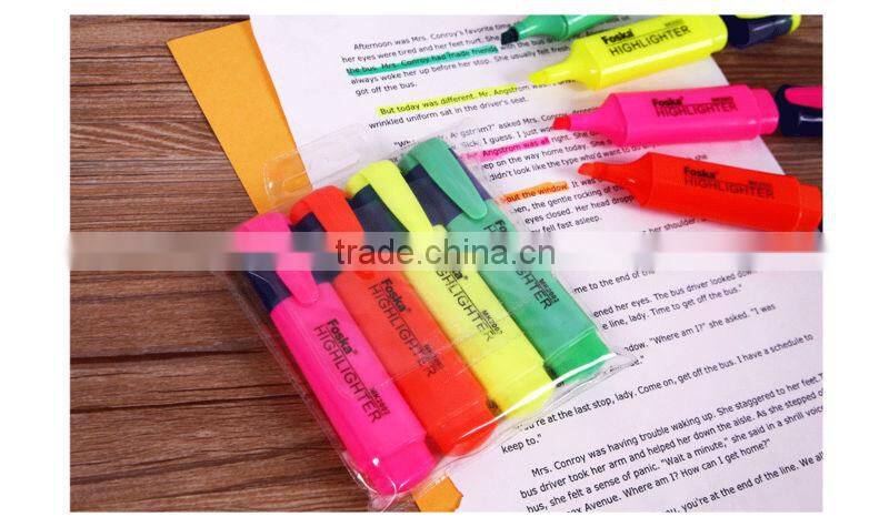 Hot Sale Good Quality Classic Highlighter marker/Stationery Highlighter Marker