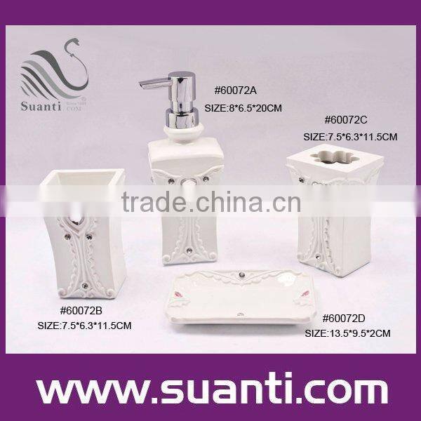 resin low price bathroom set China
