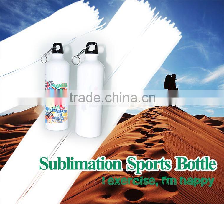 Sunmeta factory supply blank 750ml sublimation aluminum sports bottle(LH-04)