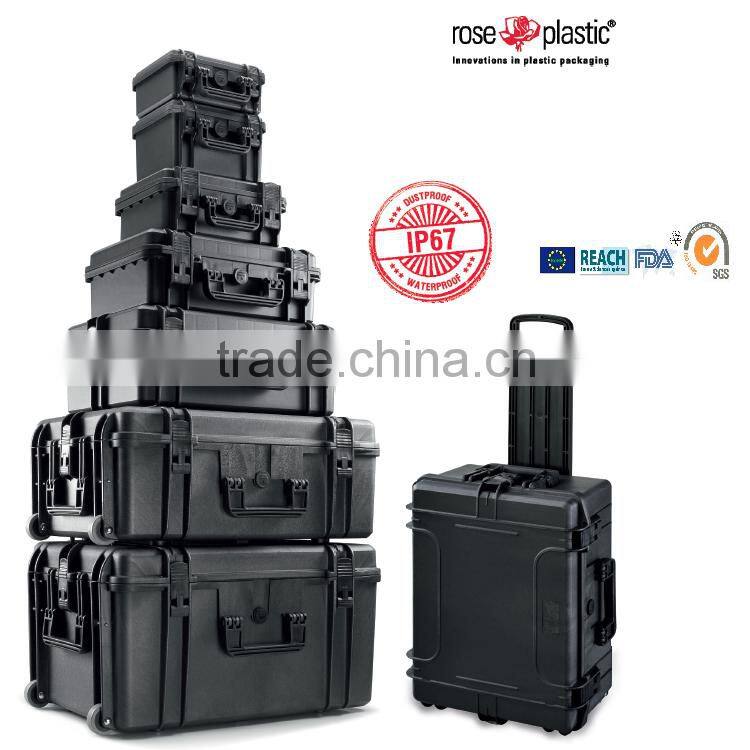 Custom printed plastic box tool box for cosmetics and tooling