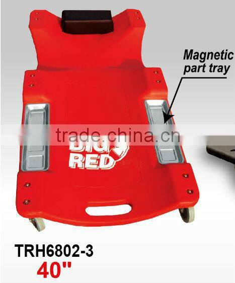 Torin BigRed Repairing tools plastic creeper 40" with magnetic part tray