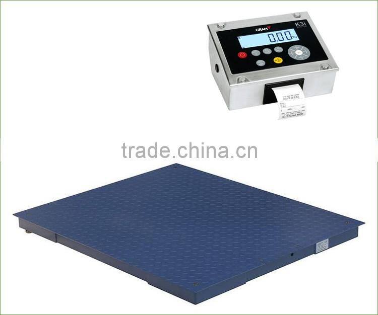 XTiger 1212-1.5 Painted Steel Structure Industrial Precise Floor Scale with K3iP indicator
