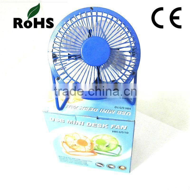 Desk USB Cooling Fan High Quality Electric Fan 360 Rotating USB MINI Fan