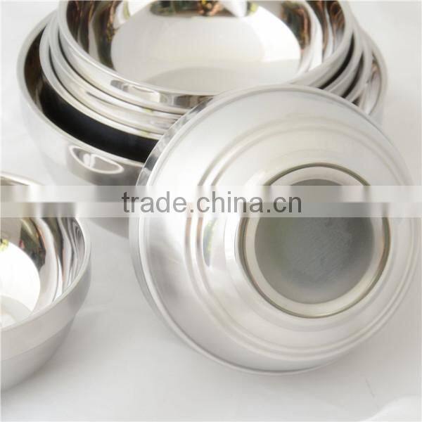 Wholesale Stainless Steel Bowl Set/Salad Bowl/Mixing Bowl