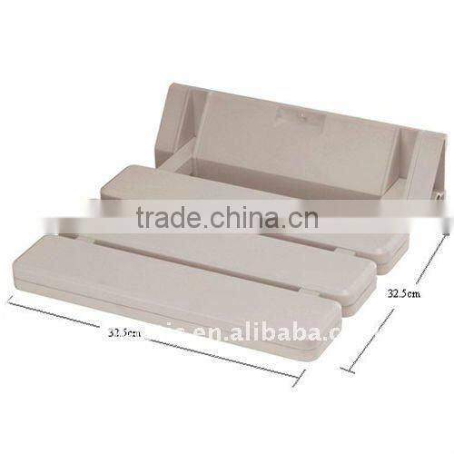 aluminium&abs antibacterial folding shower seat