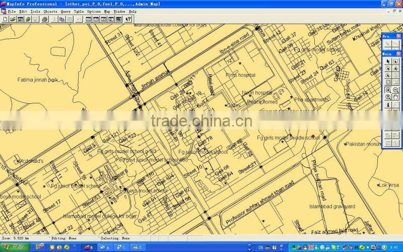 Argentina digital mapinfo map