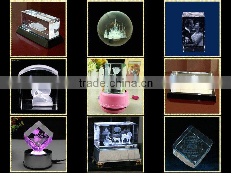 Hot Sale Laser Engraved Crystal Ball For Desktop Centerpieces