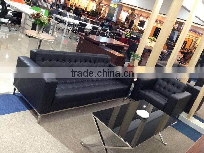 2015 office furniture high end leather sectional sofa