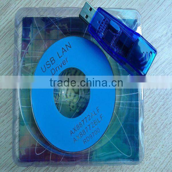 Hot Selling Fast ethernet usb rj45 converter usb2.0 with driver CD